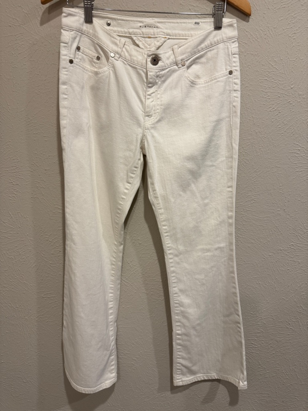 Elie Tahari White Flare Women’s Jeans
